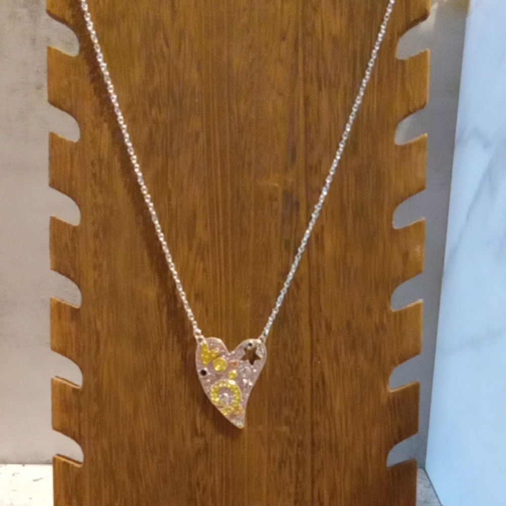 Silver Heart Pendant Necklace